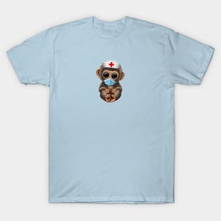 Cute Baby Monkey Nurse T-Shirt